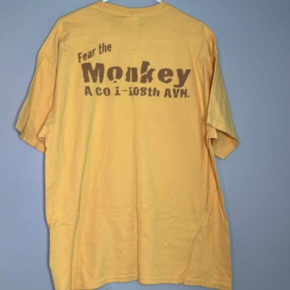 Vintage flying monkey men’s short sleeve shirt - Picture 8 of 8